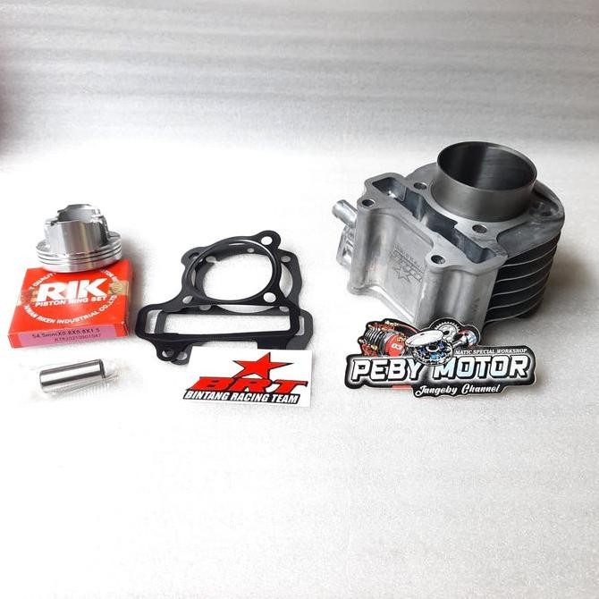 PAKET BORE UP BRT 2 BEAT SCOOPY VARIO 110 ESP BLOK PISTON CAST IRON