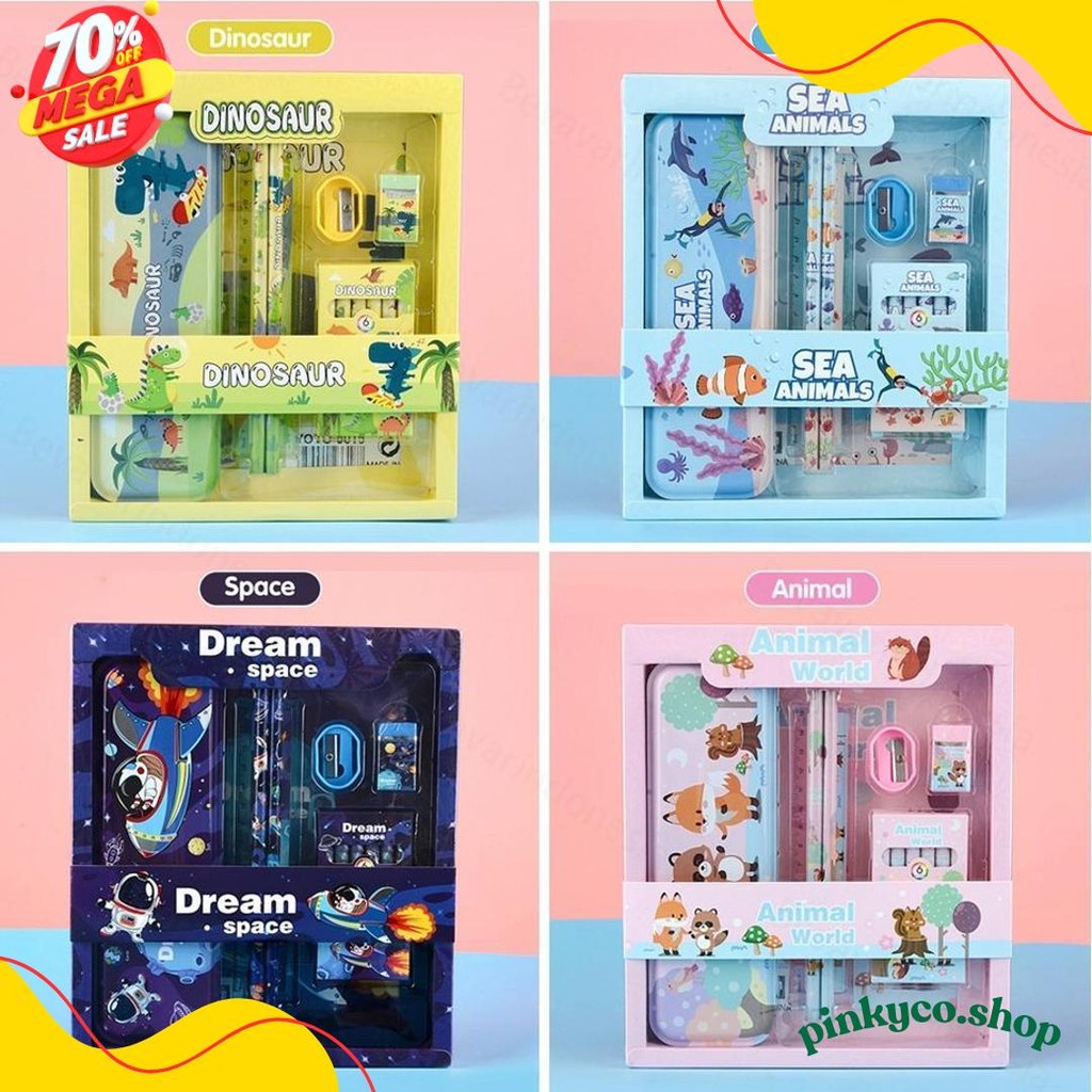 

Bevavar Alat Tulis Anak Set Tempat Pensil Lucu Untuk Hadiah Anak Stationery Terlengkap Dan Termurah