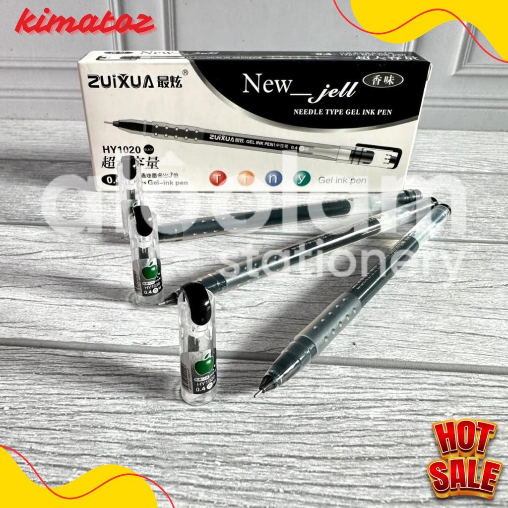 

Selusin ( 12 Pcs ) New Gel Pulpen Zuixua 0.4 Mm Gel Pen Zuixua / Van-Art 0.4Mm Terlengkap Dan Termurah
