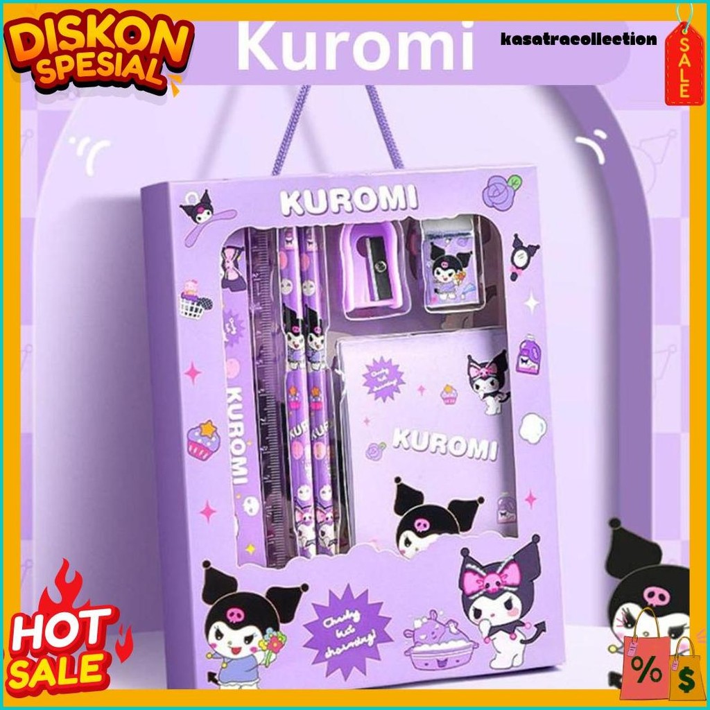 

Pensil Anak Set 7 In 1 Stationery Untuk Hadiah Anak Sekolah Sanrio Diskon
