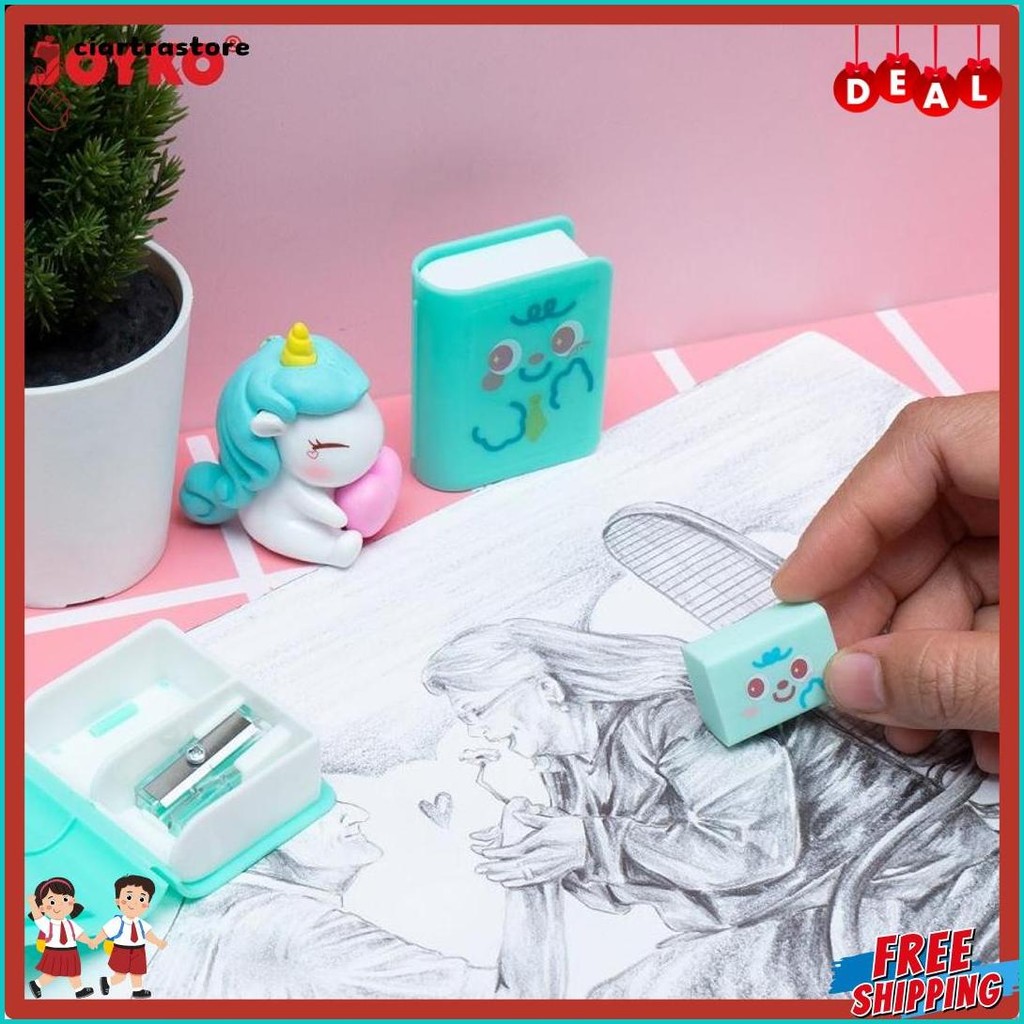 

Joyko Eraser Er-131 (Penghapus + Rautan) / Penghapus Dan Serutan 1 Set Flash Sale! Diskon Hingga 70%