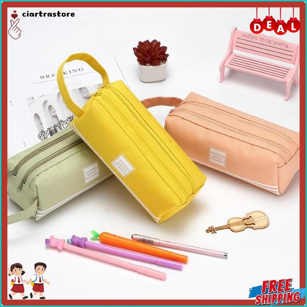 

Osb Kotak Pensil Dan Stationery Dual Zipper Dompet Pensil 2 Pouch Tempat Alat Tulis Perlengkapan Sekolah Dua Sisi Resleting Diskon Setengah Harga