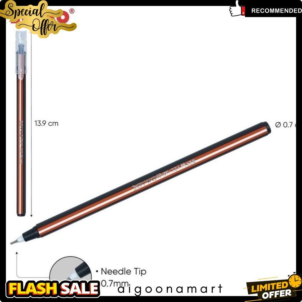 

Pulpen Joyko Maze 0.7Mm Hitam Bp-327 ( 1 Pack Isi 12 Pcs ) Diskon