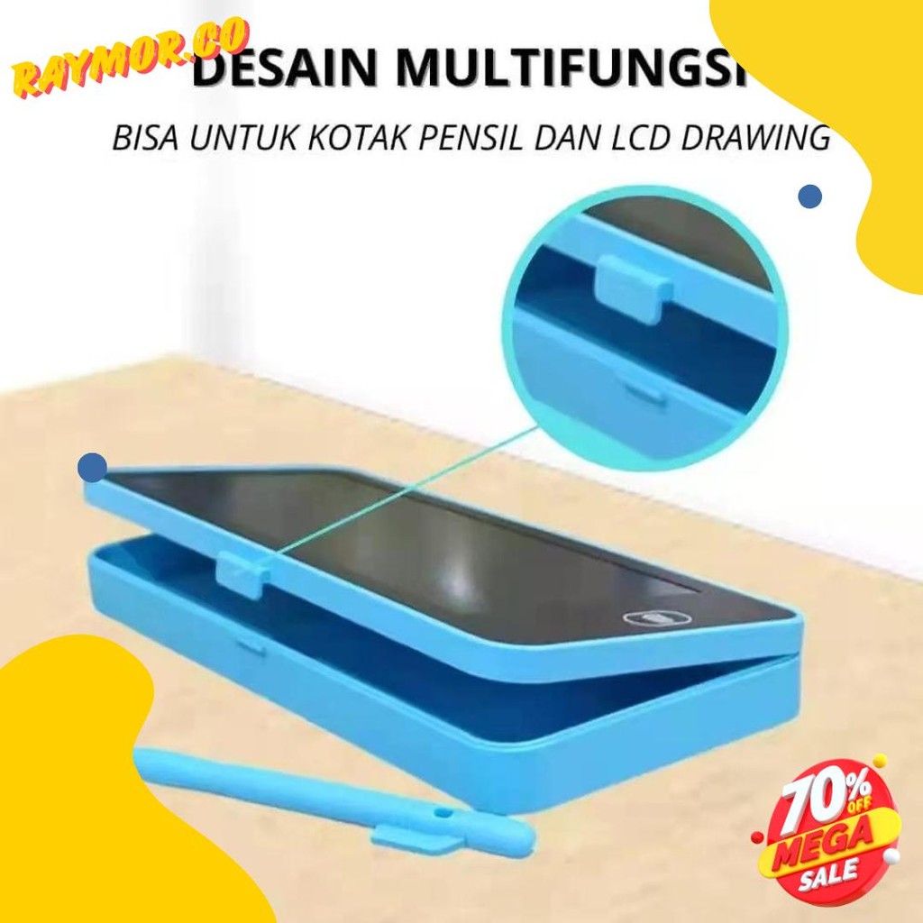 

Tempat Pensil 2 In 1 Lcd Pen Case Drawing Pad Kotak Pencil Anak Writing Diskon