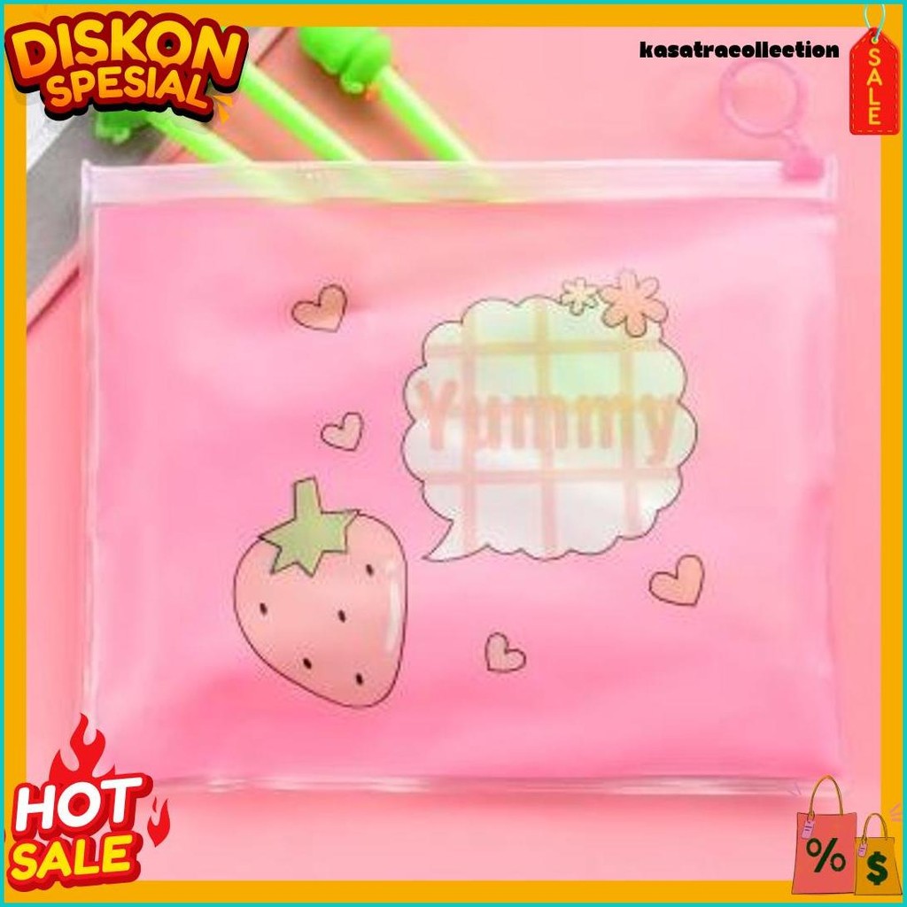 

Pulpen Gel Karakter Lucu Set Isi 20Pcs Pena Free Zipper Pouch Tempat Pensil Transparan Murah Stockami A15 Diskon Setengah Harga