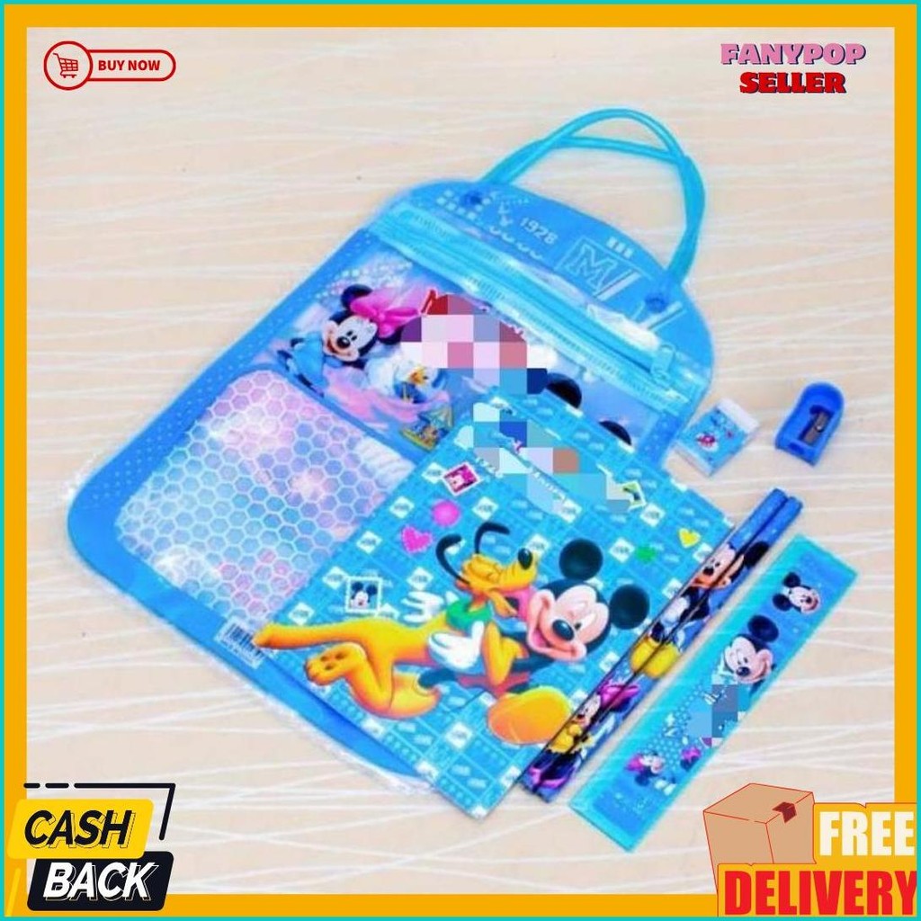 

Dc - Stationary Set Free Bag / Set Alat Tulis Anak Sekolah Motif Kartun. Terlengkap Dan Termurah