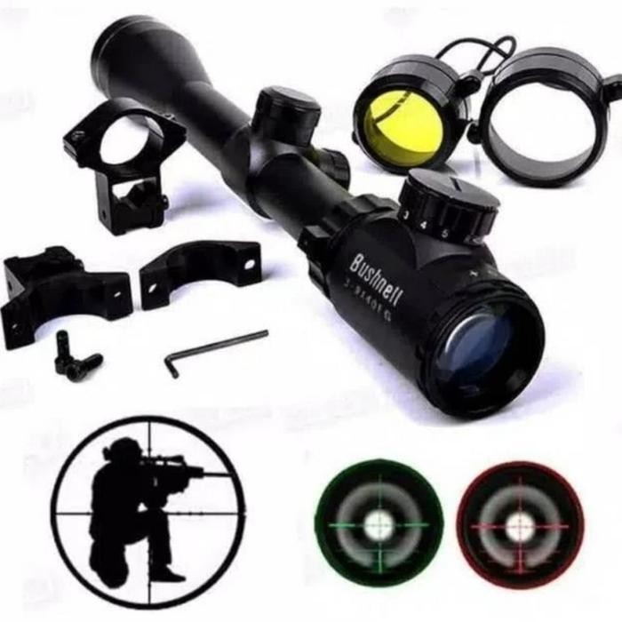 Teropong Jarak Jauh Teleskop Bushnell 3-9X40 Eg Original Dan Terpercaya