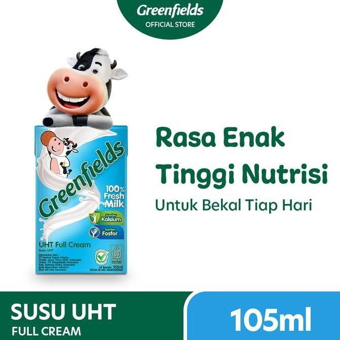 

Susu Greenfields UHT Full Cream 105ml 1 Karton Hemat Termurah