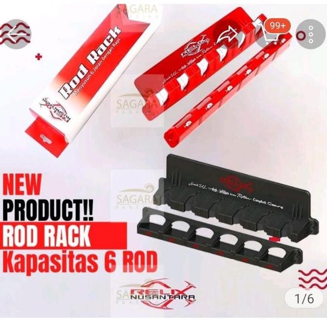 Rak Joran Relix Nusantara Organizer Tempat Joran Aksesori Pancing Termurah