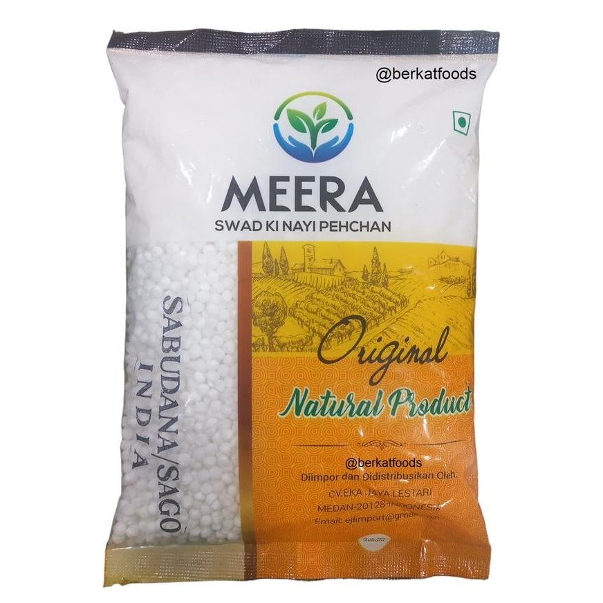 

best produk] Sabudana Meera India / Sago / Mutiara Putih / Saksak Sagu Rabia