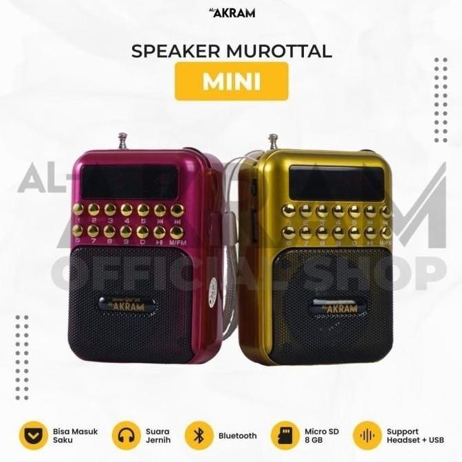 New Deals Speaker Quran Al-Akram Mini Konten Terbaru | Speker Quran Murotal Mp3
