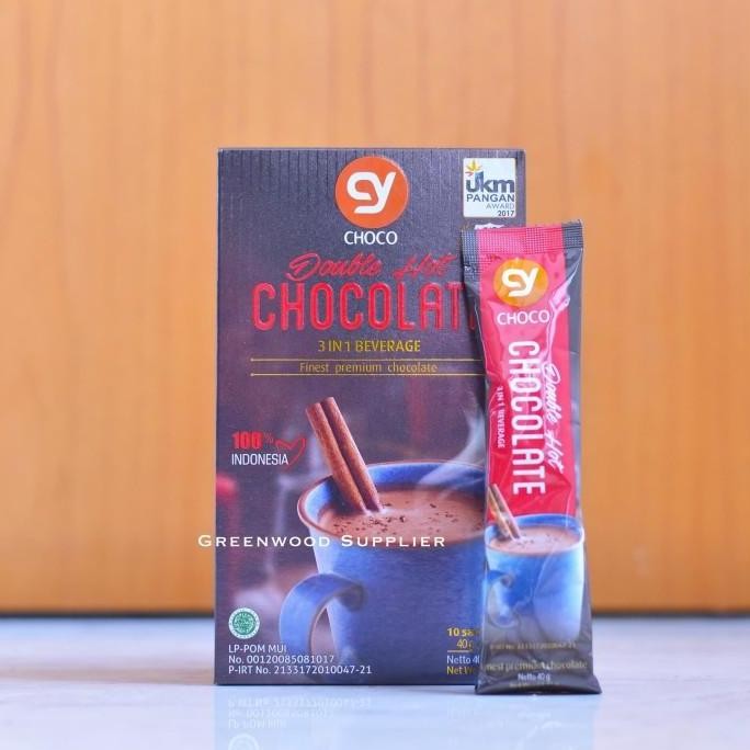 

CY Double Chocolate Less Sugar 8 Sachets - Minuman Cokelat Premium Termurah
