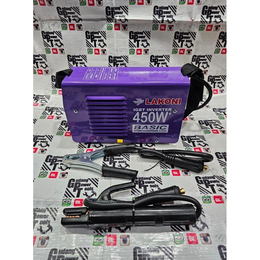 MESIN LAS LAKONI MESIN LAS INVERTER LAKONI 450WATT BASIC 124IX ORIGINAL DAN TERPERCAYA