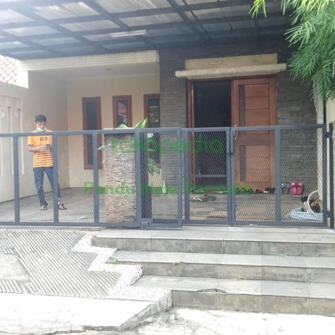 Ready stock] Pagar Besi Holo Kombinasi Ram Lipat Dorong Custom