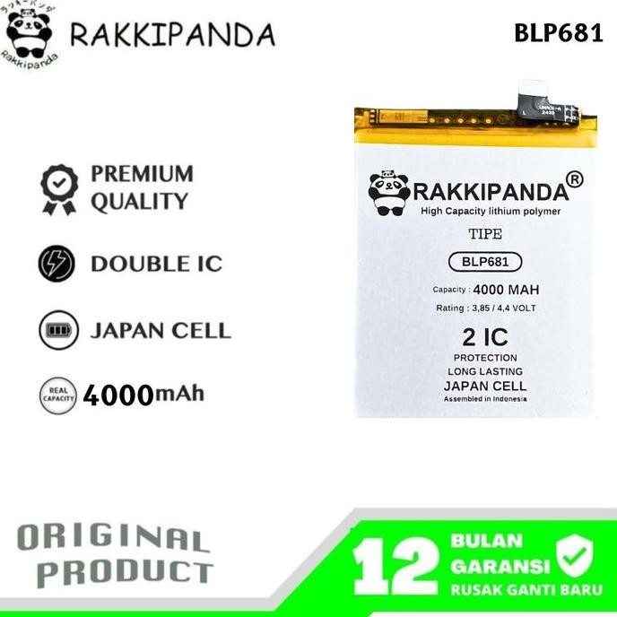 Sale Baterai Rakkipanda Blp681 Oppo F9 / F9 Pro / R17 Battery Batre Double Power