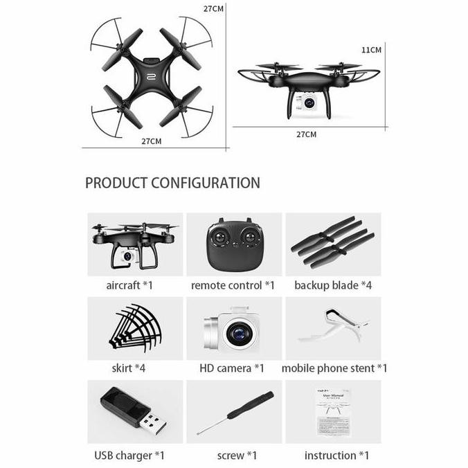 Drone Camera Mini Full HD 1080p Drone TXD 8S Drone Camera Murah