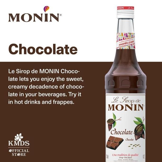 

MONIN Chocolate Syrup 700ml Sirup Cokelat Premium untuk Minuman dan Dessert Termurah