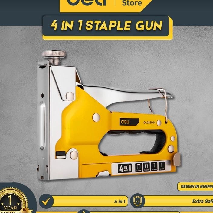 

Deli Tools Staples Stapler Gun Taer 4 In 1 Dl238004