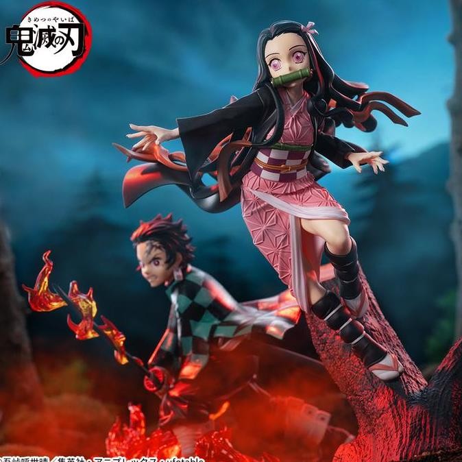 Sega Demon Slayer Xross Link Tanjiro & Nezuko Kamado Figure Original Japver