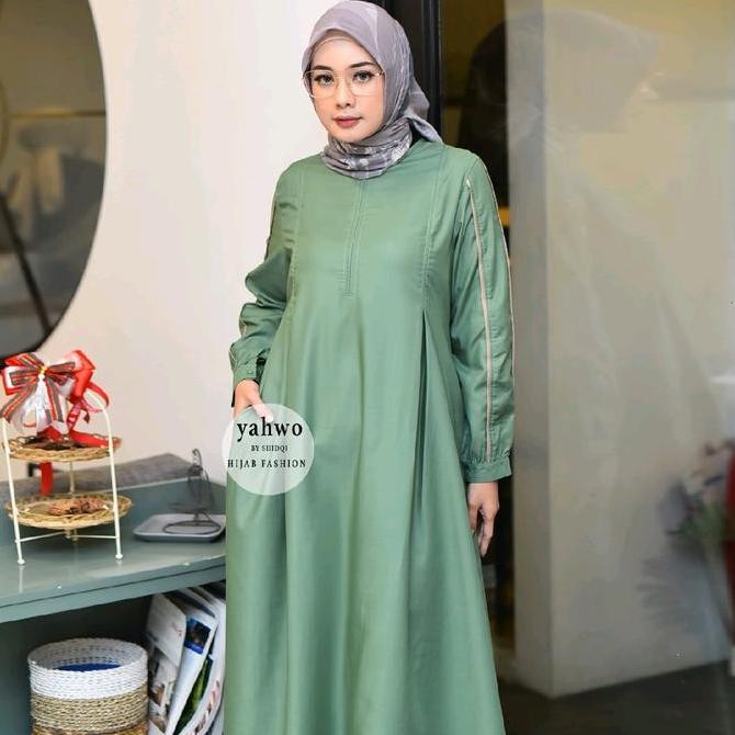 gamis katun toyobo fodu gamis kombinasi best seller