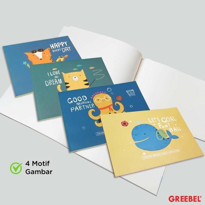

GREEBEL Buku Gambar Sketch Book A4 30 Lembar (10001) Buku Sketsa Drawing Book