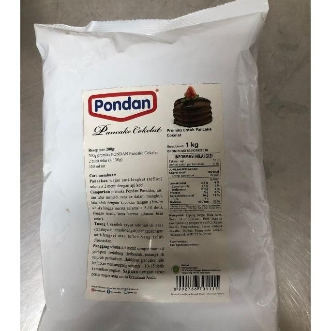 

Pondan Pancake Cokelat 1Kg