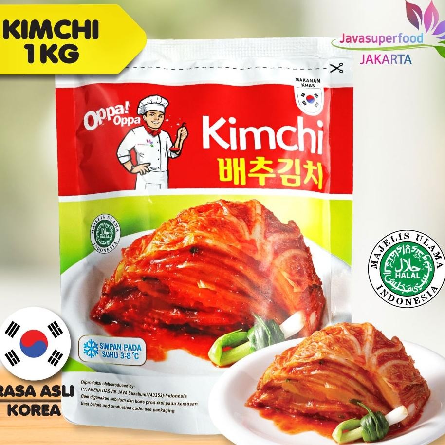

Kimchi Sawi Fresh Kimchi Halal Kimchi Korea 1Kg Makanan Korea