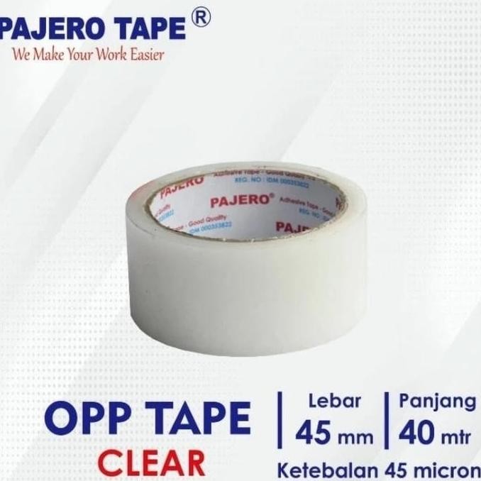 

#####] Isolasi lakban bening coklat solasi bening pajero 2inch 48mm