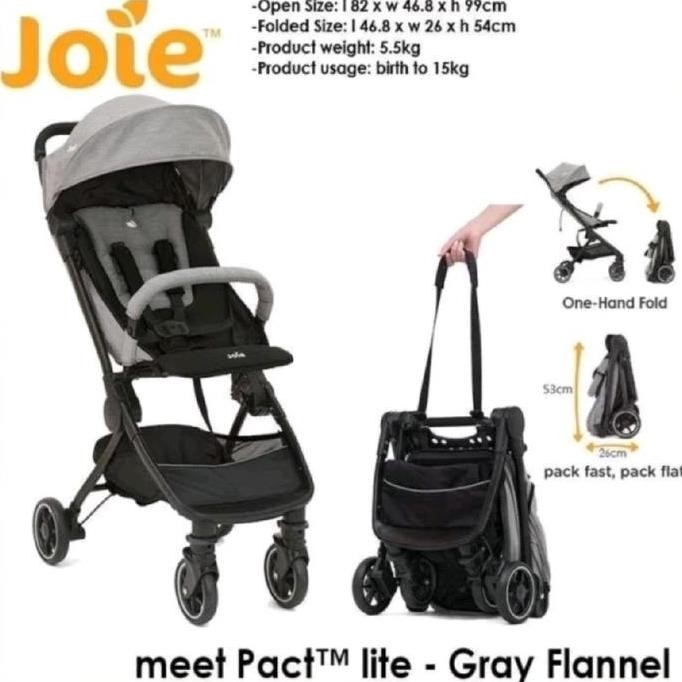 Baby Stroller Joie Pact Lite / Kereta Dorong Bayi Joie Pact Lite / Stroller Bayi Joie Pact Lite