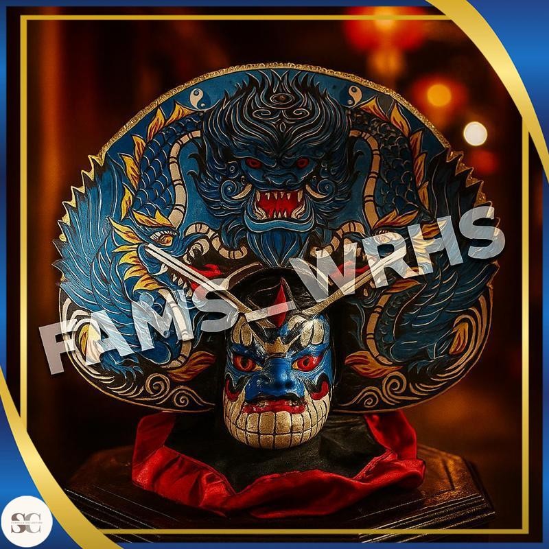 Syahilla Collection Barongan Anak Ukuran Jumbo Spons Devil Barongan Spons Barongan Biru Barongan Bag