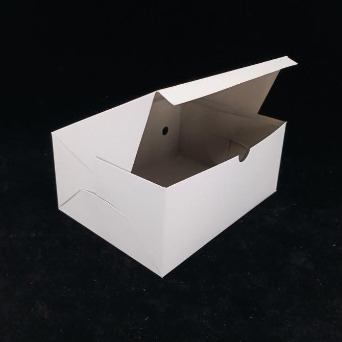 

DUS KEMASAN MAKANAN - KOTAK KUE - SNACK BOX - UK 12X16 - PS -ISI100