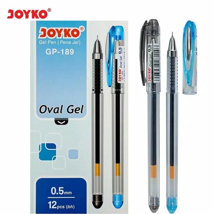 

tersedia pulpen joyko gp-189 oval gel 0.5mm - tinta halus & tajam
