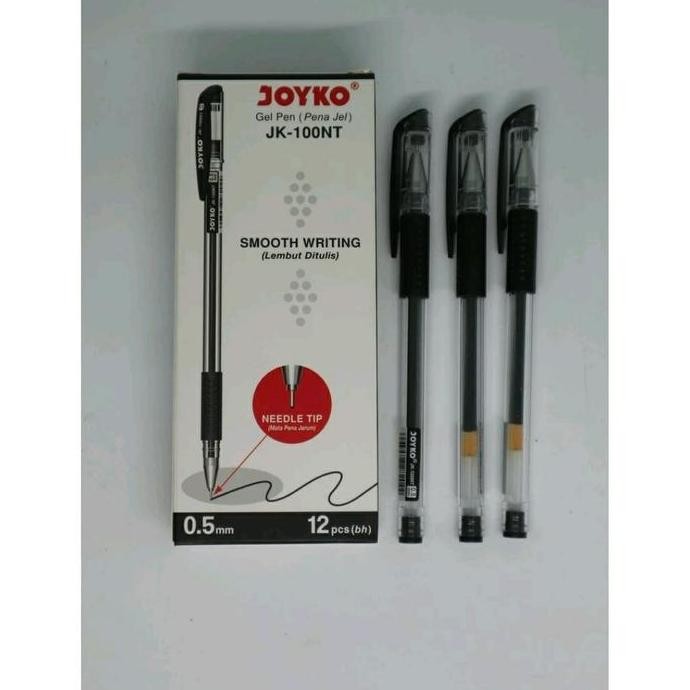 

tersedia pulpen gel joyko jk-100 hitam - ballpoint murah berkualitas