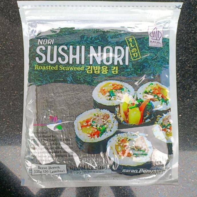

Sushi Nori 50 Lembar Java Roasted Seaweed Rumput Laut