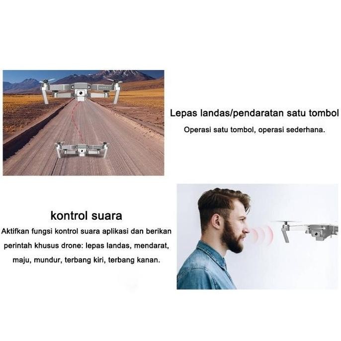 100 ImportedP9 Drone Drone jarak jauh 5 km Kamera ganda 4K HD dengan