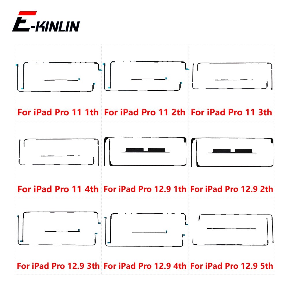 

2 pcs Stiker Tahan Air Untuk iPad Pro 11 12.9 1 2 3 4 5 6 2021 2022 2024 Pita LCD Perekat Perekat Le