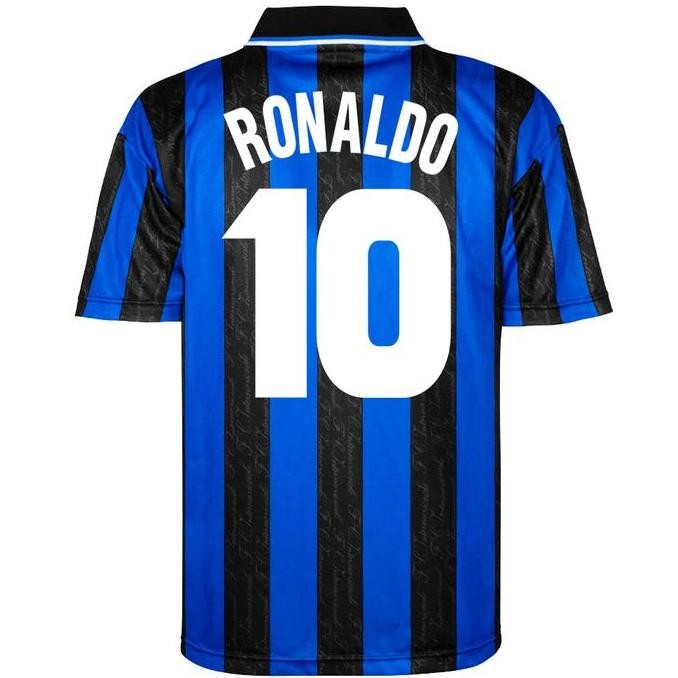 Internazionale 1998 Ronaldo No 10 Retro Shirt Jersey Inter Milan Retro