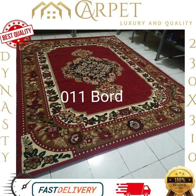 karpet dynasty 230x310 karpet super jumbo merah cream hijau