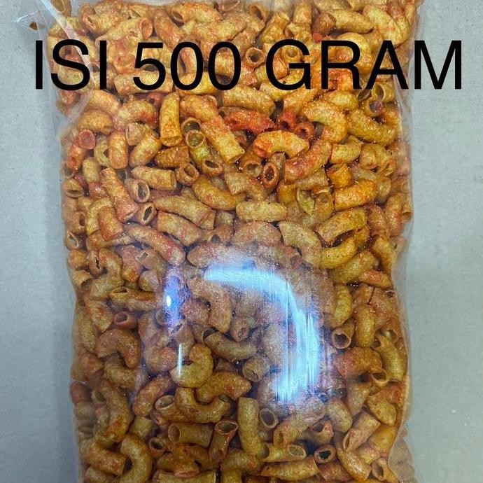 

500 Gram Makaroni Bantet / Makaroni Bantet Pedas Bumbu Nasi Goreng / Makaroni Pedas / Food Snacks SG'
