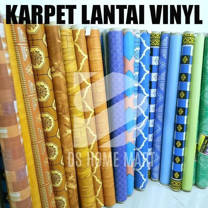 1 ROLL Karpet Lantai Plastik Meteran Tikar Alas Meja Vinyl Carpet