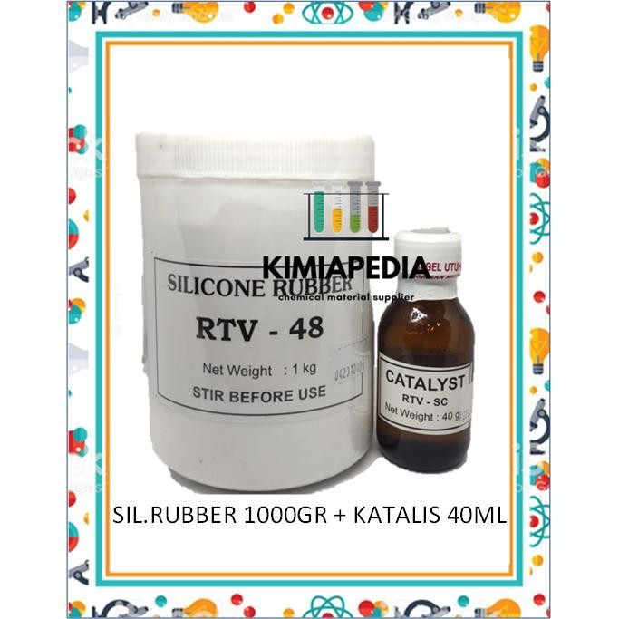 Cetakan Silikon Karet / Silicon / Silicone Rubber Rtv48 Rtv - 48 1Kg Original Dan Terpercaya