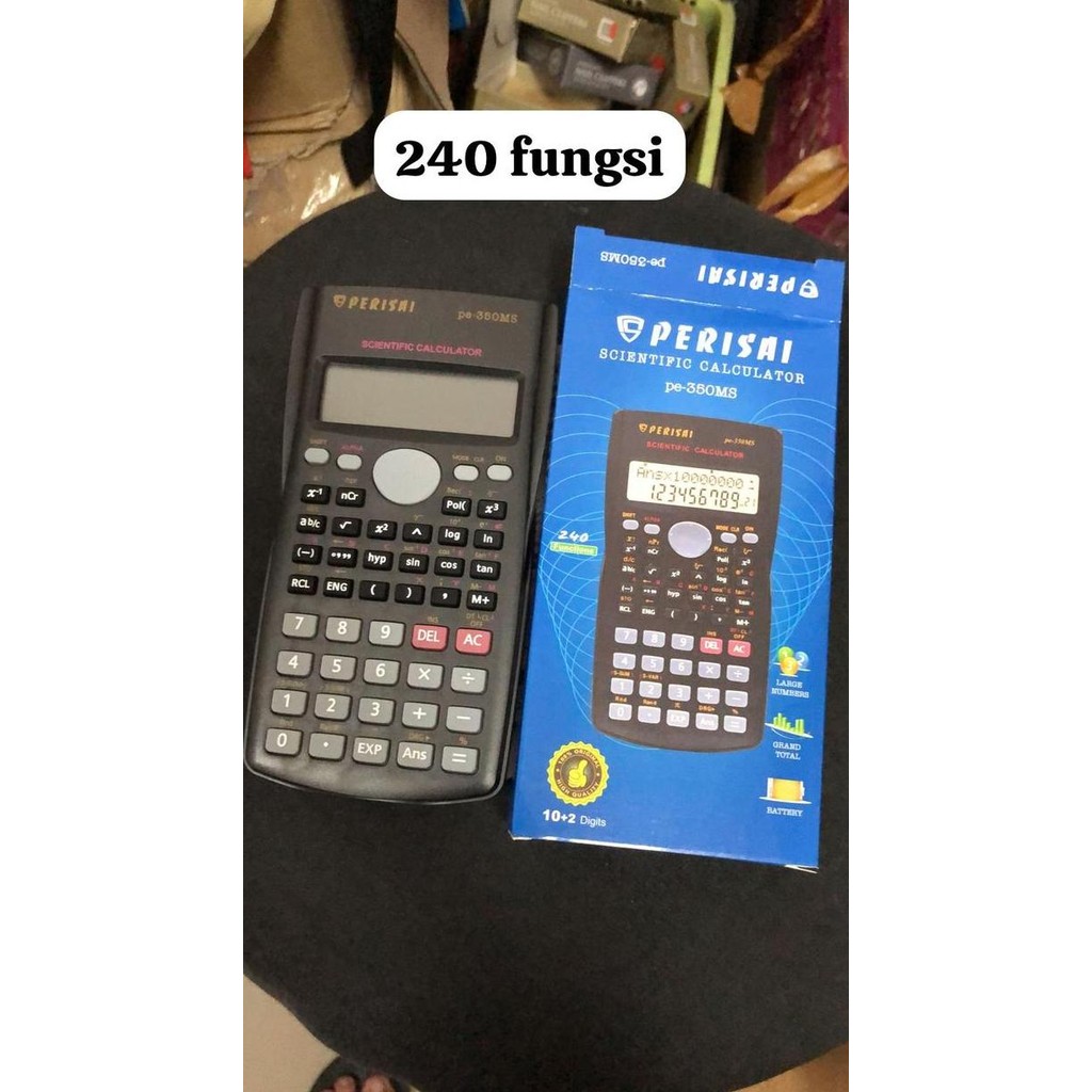 

*#*#*#] kalkulator scientific ms 350 perisai warna hitam baterai lr 1130 2 buah tombol karet nyaman