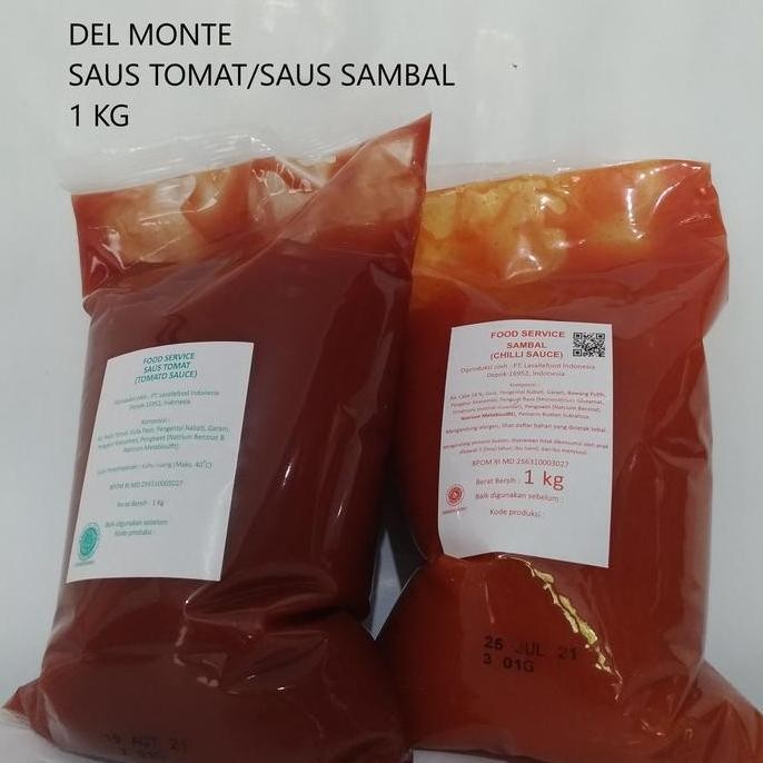 

DEL MONTE SAUS SAMBAL SAUS TOMAT 1KG POUCH HALAL DS