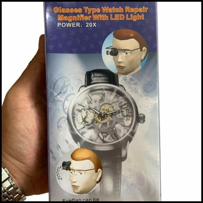 

eye loop 20x kaca pembesar alat service jam tangan profesional