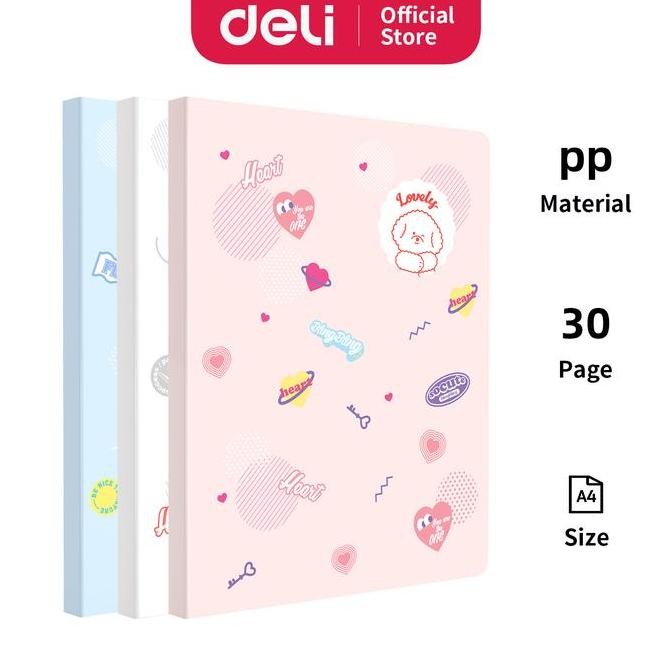 

Sale Deli Display Book / Map File A4 30 Halaman Pp Shell 72493