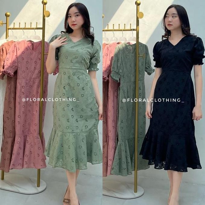 F323 dress pesta wanita elegan party dress premium bridesmaid duyung