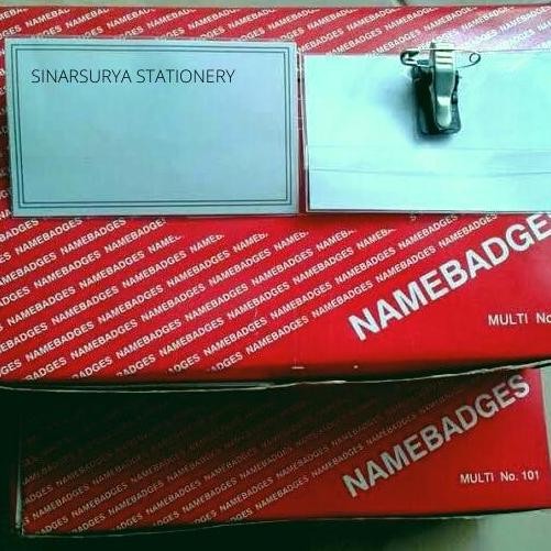 

Sale Name Tag Multi No 101 + Jepit Buaya Per Pak Isi 50Pcs