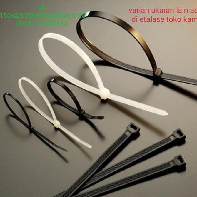 

Sale Kabel Ties 50 Cm (4,8X500) /Sabuk Kabel/ Tali Serut/Plastik Ikat