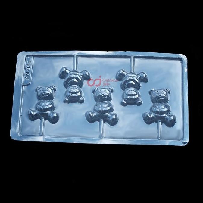 +++++] CJ Cetakan Coklat Karakter Beruang Lolipop Plastik