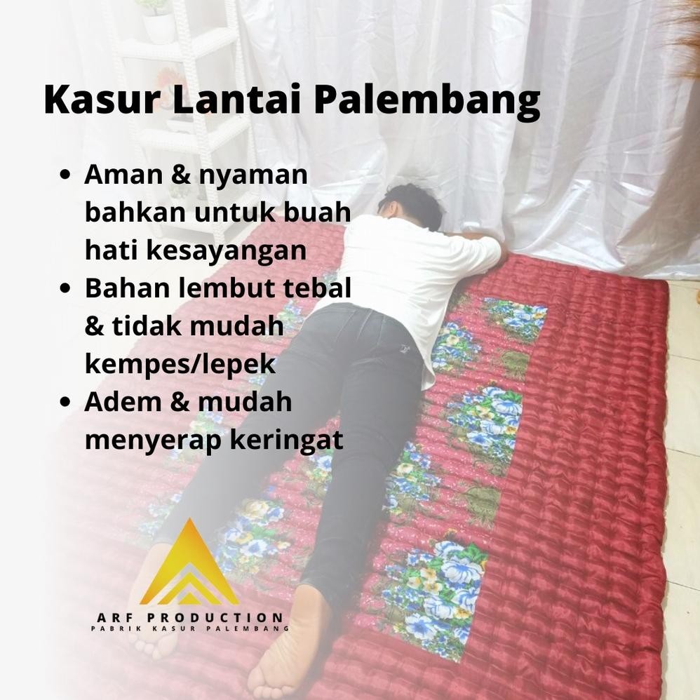 JUMBO Kasur Lantai Palembang Ukuran 180x195cm Isi Kapuk Hyget Daswol Dakron Promo Diskon Cuci Gudang
